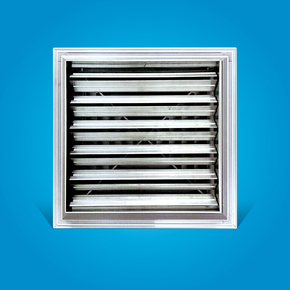 方形散流器带人字闸 Square air diffuser with damper