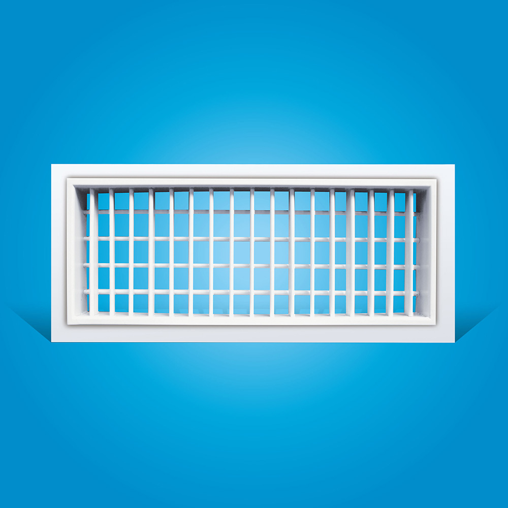 可拆胆双层百叶 Double deflection air grille-hinged style，XYDG-D