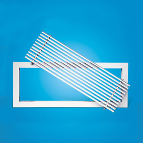 可拆30°线条风口 Linear bar grille 30 degree,  XYLB-H(hinged)